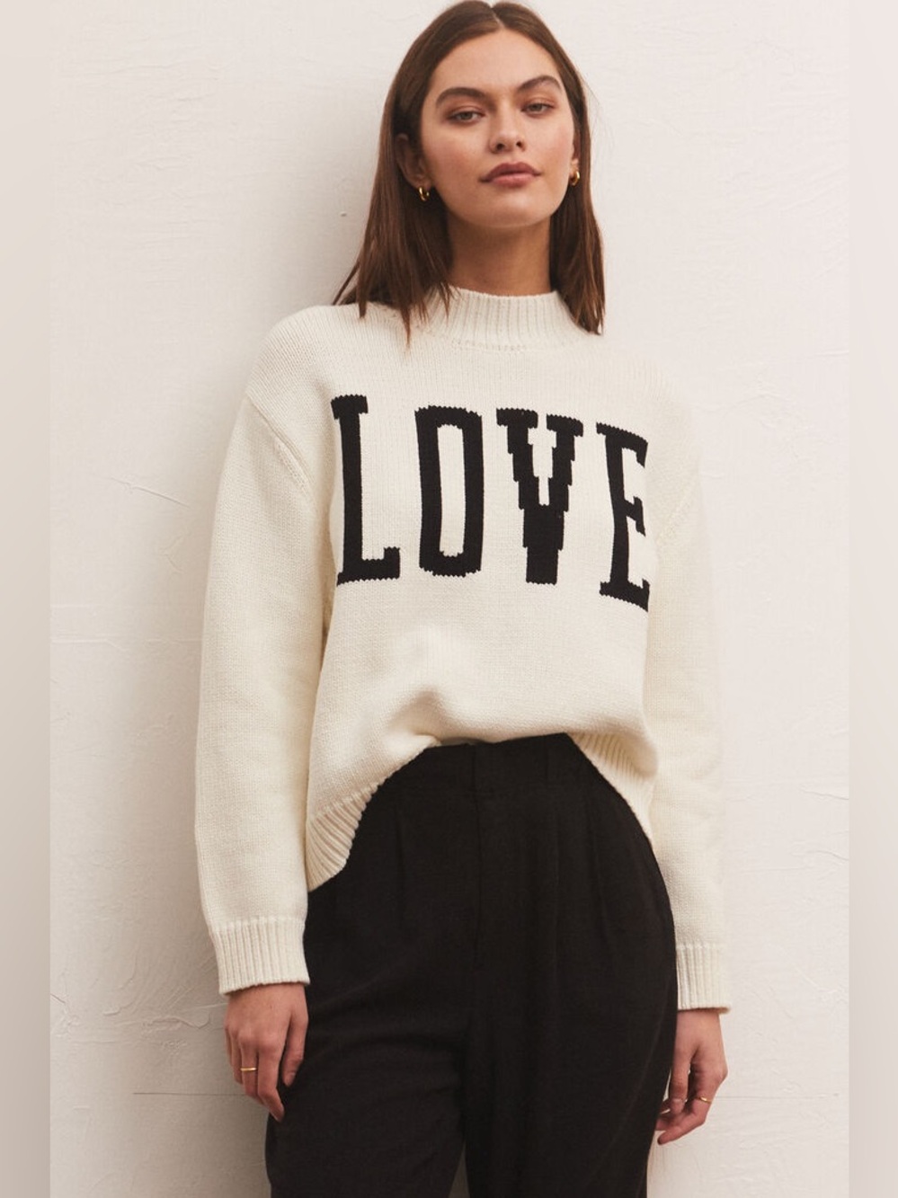 Z Supply Love Intarsia Sweater